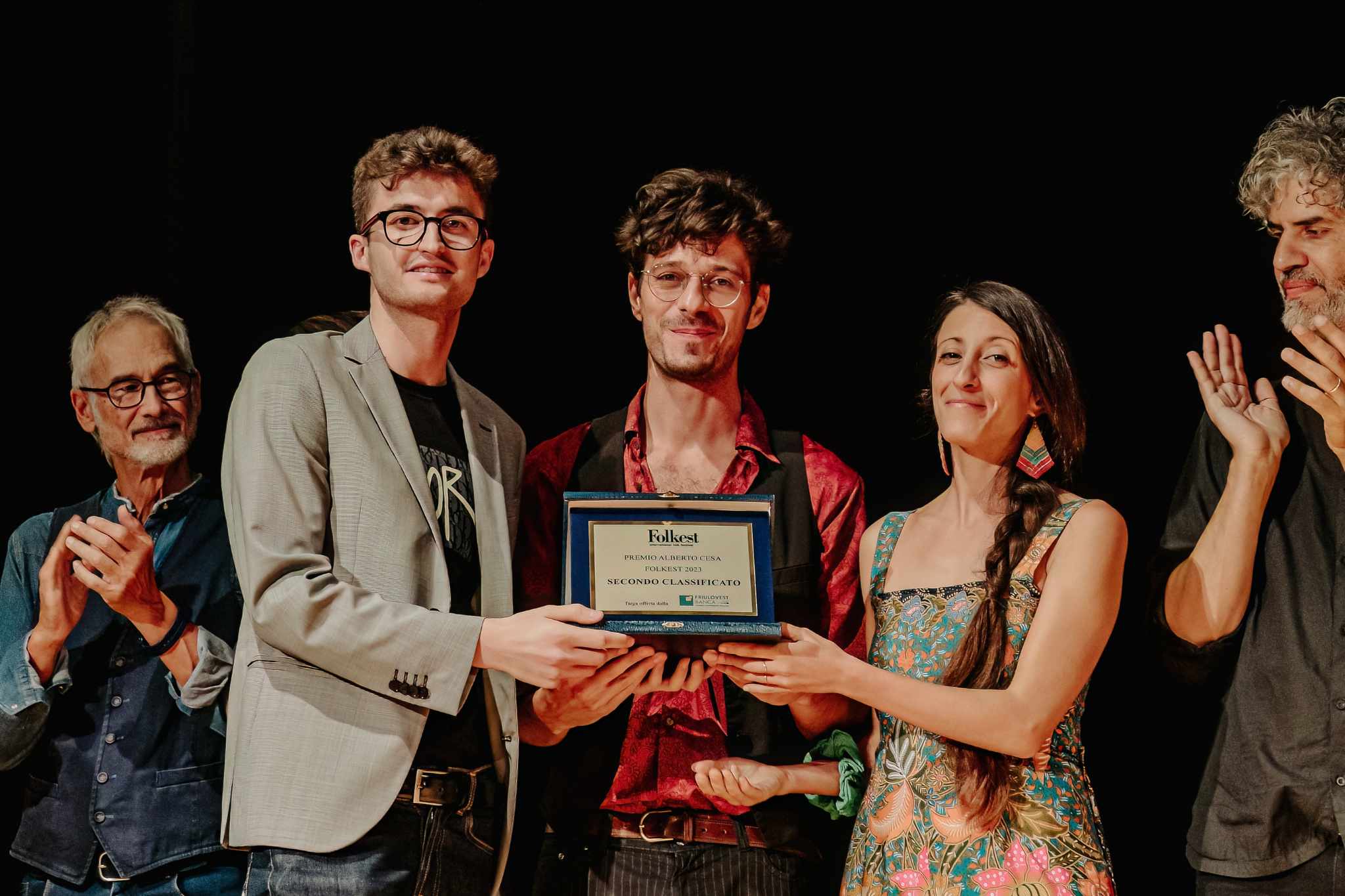Secondi Classificati al Premio Alberto Cesa 2023, Folkest Festival, San Daniele del Friuli, Italia